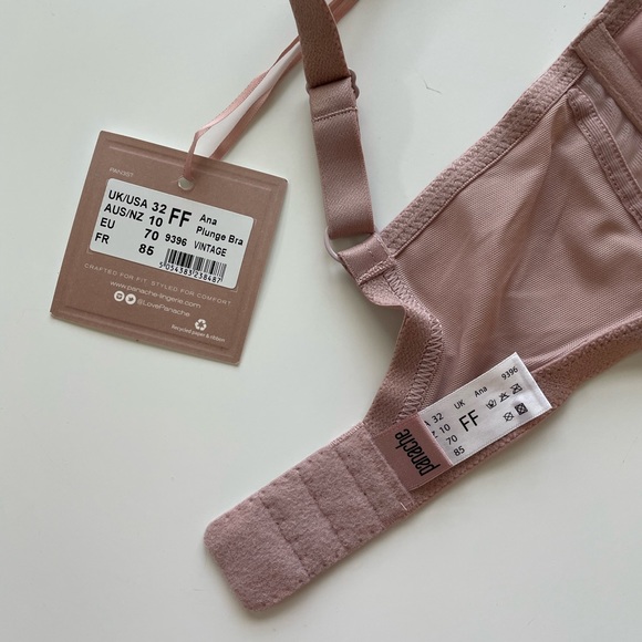 Pananche Ana plunge Bra Size 32FF (UK sizing) Lace Bra Nude; Brand New with Ta… - Picture 5 of 8